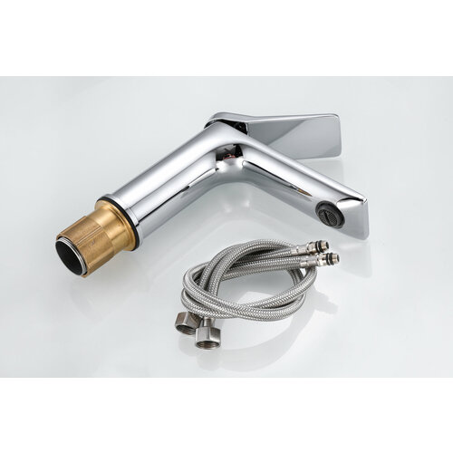 Смеситель для раковины (умывальника) в ванную из латуни 