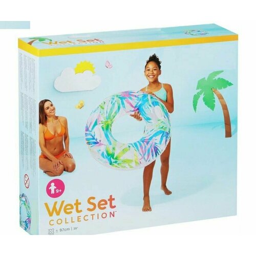 Круг надувной Листья с ручками 97 см 1235₽