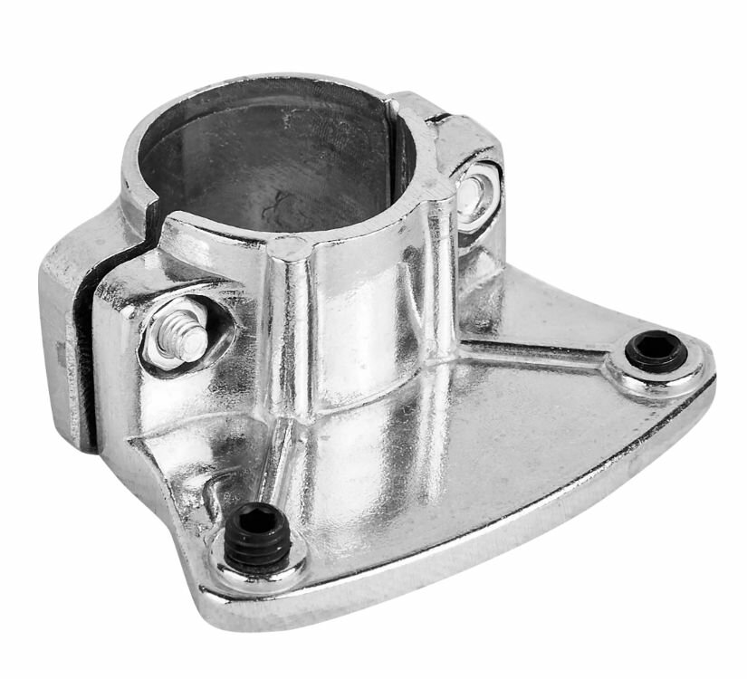 Держатель панели горизонтальный односторонний цвет хром