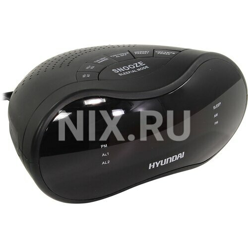 Радиобудильник Hyundai черный LED подсв:красная часы:цифровые AM/FM - фото №12