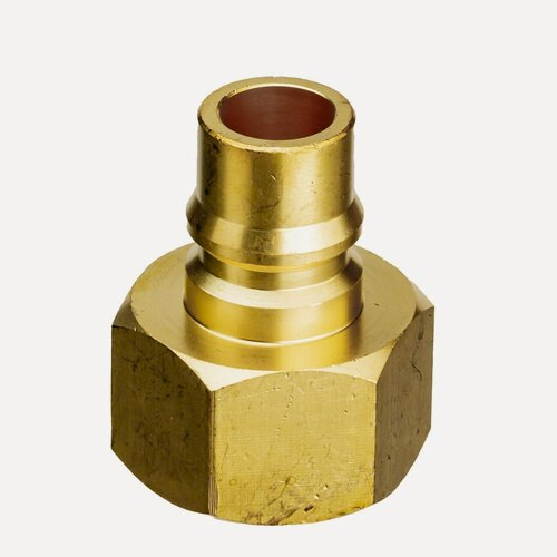 Изображение товара GARWIN PRO 808211-12 Пневморазъём металлический высокой пропускной способности "папа" - внутренняя резьба 1/2", латунь