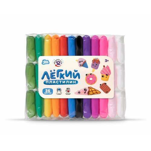 Пластилин легкий Лепи Легко 36 цветов C185Y