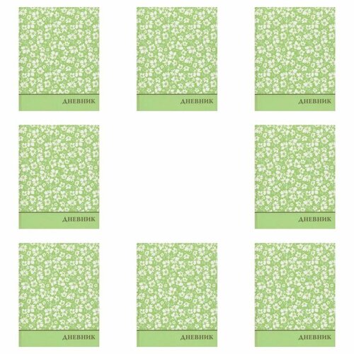 Глобус Дневник школьный 1-11 класс Цветы 40 л 8 шт 1164₽