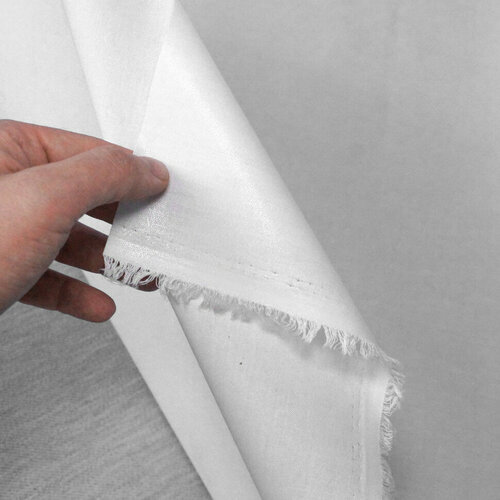 Дублерин Хлопок для манжет и воротника MD3107/Белый Формодержащий (1 метр)