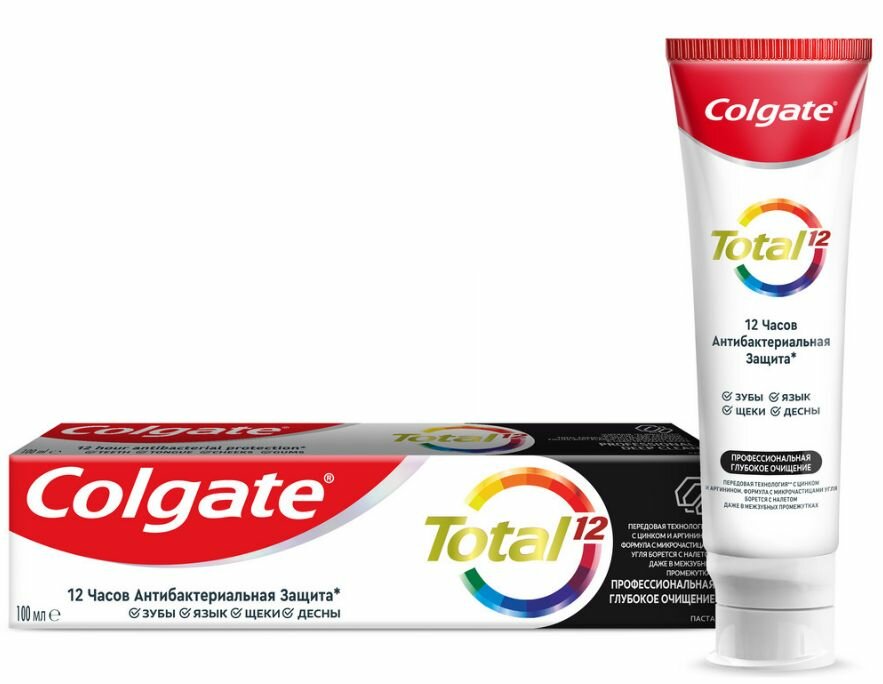 Colgate Зубная паста Total 12 Глубокое очищение, 100 мл