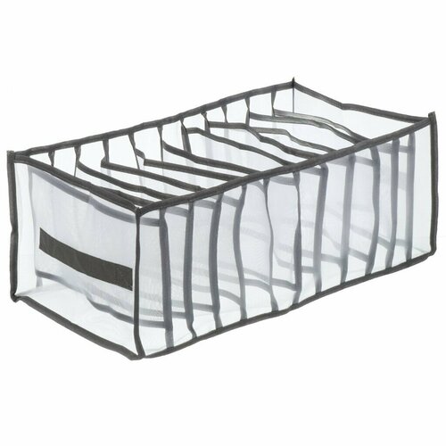 Органайзер для хранения 12 секций 44х25х17 см прозрачный Y6-10746 599₽