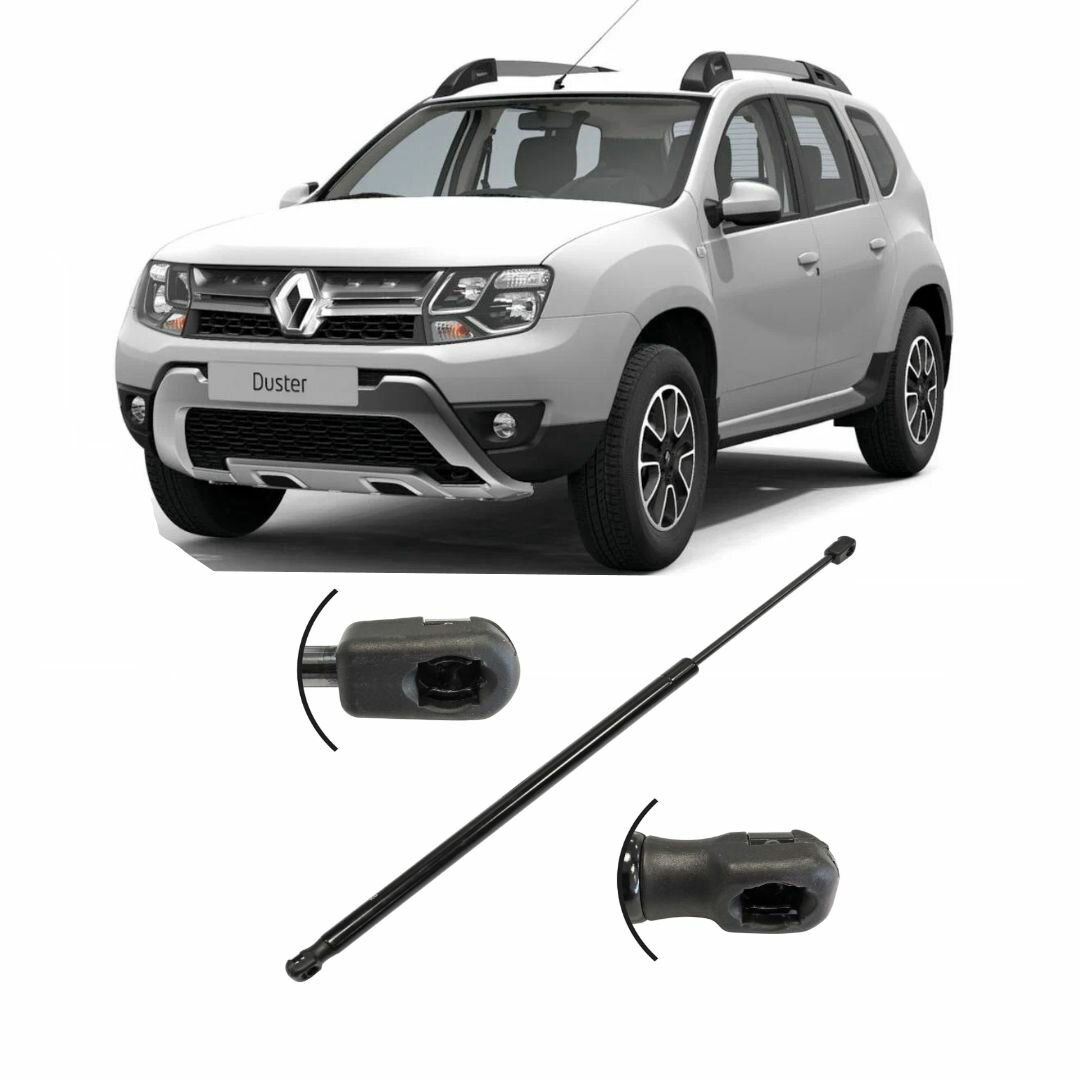 Амортизатор-газовый упор капота Renault Duster 1 2010-2021. Упоры капота Рено Дастер 1