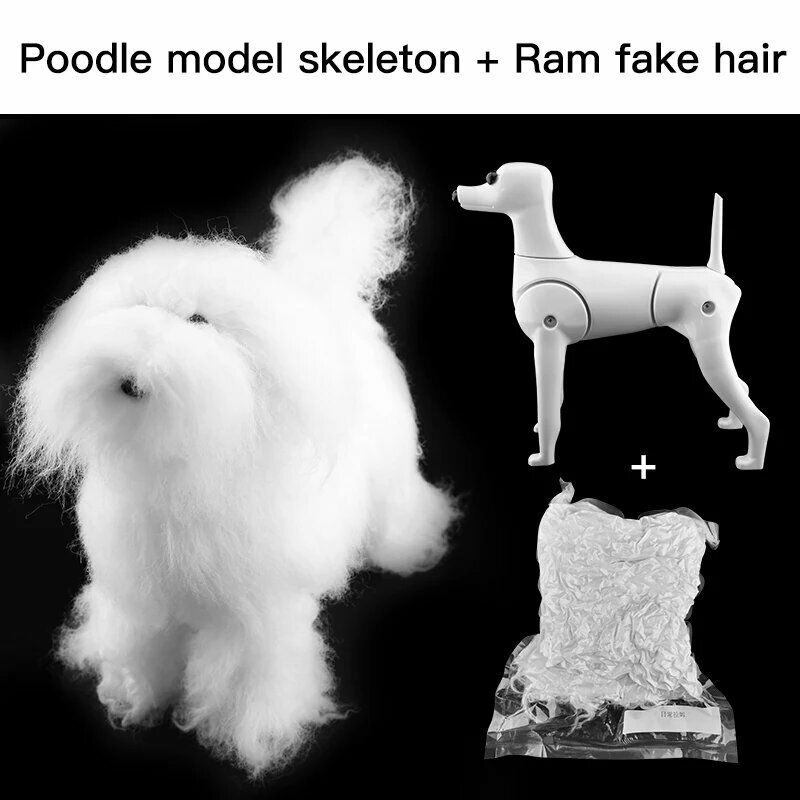 Модель собаки для ухода за шерстью, Poodle model hair