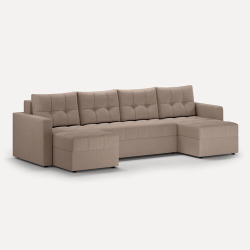 Изображение товара П-образный диван WESTENY "ART-102" 308х155х81, 150х280, 4 места, бежевый велюр