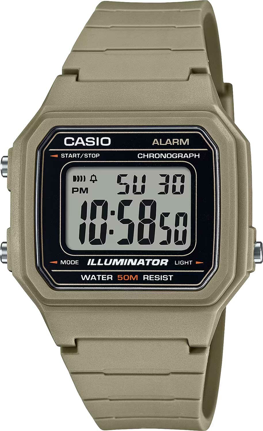 Наручные часы CASIO Collection, серый, бежевый