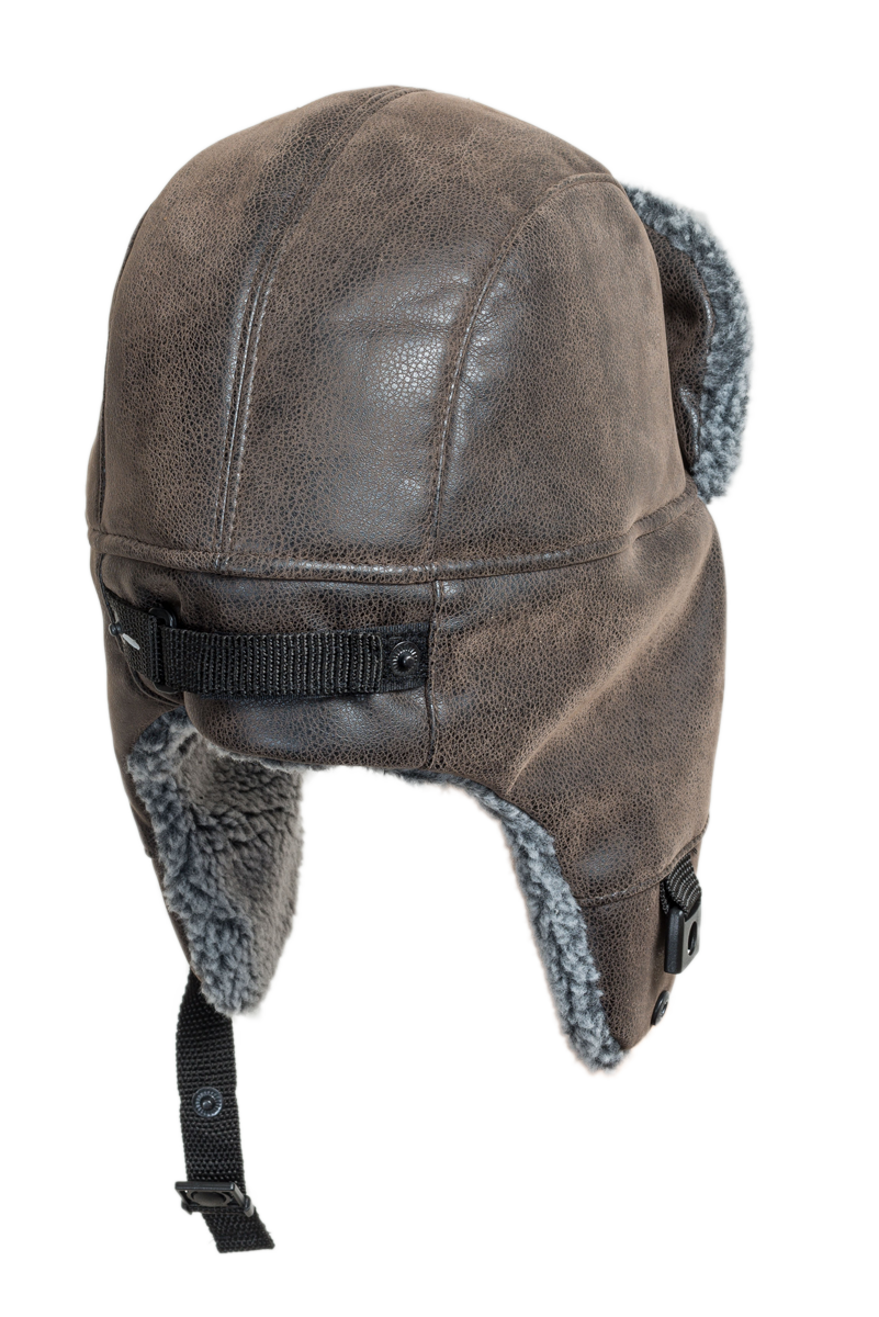 Шапка-ушанка Holster Авиатор для мужчин и женщин, размер 59-60, коричневый — фото 1