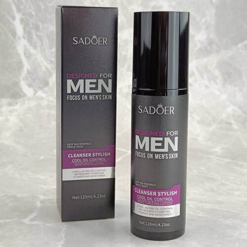 Лосьон после бритья Sadoer mens Контроль жирности с морскими минералами 120 мл 467₽