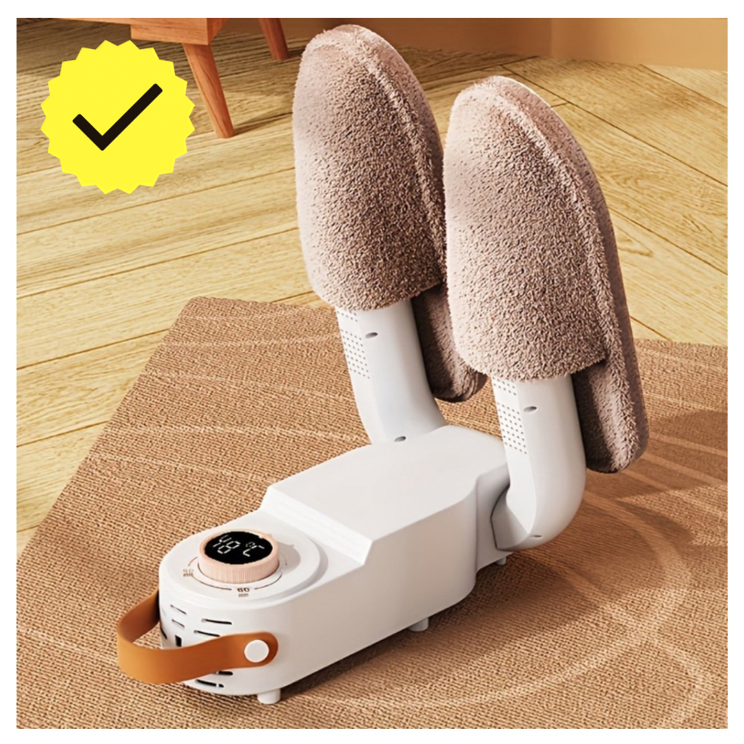 Электрическая сушилка для обуви с таймером и функцией дезинфекции белая