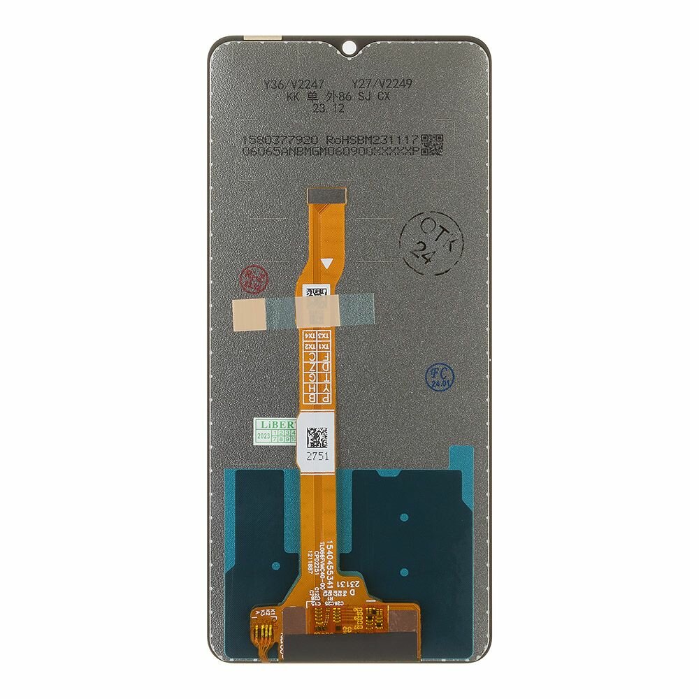 LCD дисплей для Vivo Y36 с тачскрином (черный) — фото 1