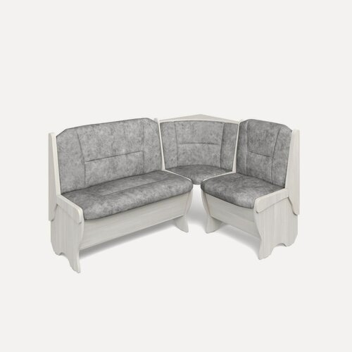 Изображение товара Кухонный уголок Оливия Бодего Светлый/Велюр Графит/Бодего Светлый