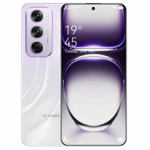 Смартфон Reno 12 Pro 12512 ГБ глобальная русская версия сеть 4g две SIM-карты Android 14 67дюйма ударопрочная и водонепроницаемая защита мощные игровые функции гибкая камера длительное время автономной работыИнтерфейс Type-C 12399₽