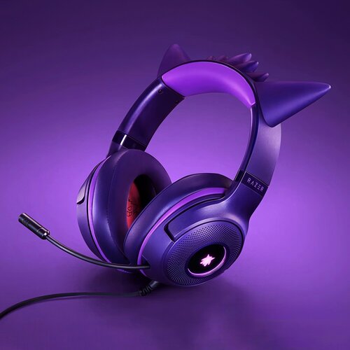 Игровая гарнитура Razer x Pokmon Gengar Kraken V3 X 71 TriForce Razer Synapse Thundercloud 34 фиолетовый 2342100₽