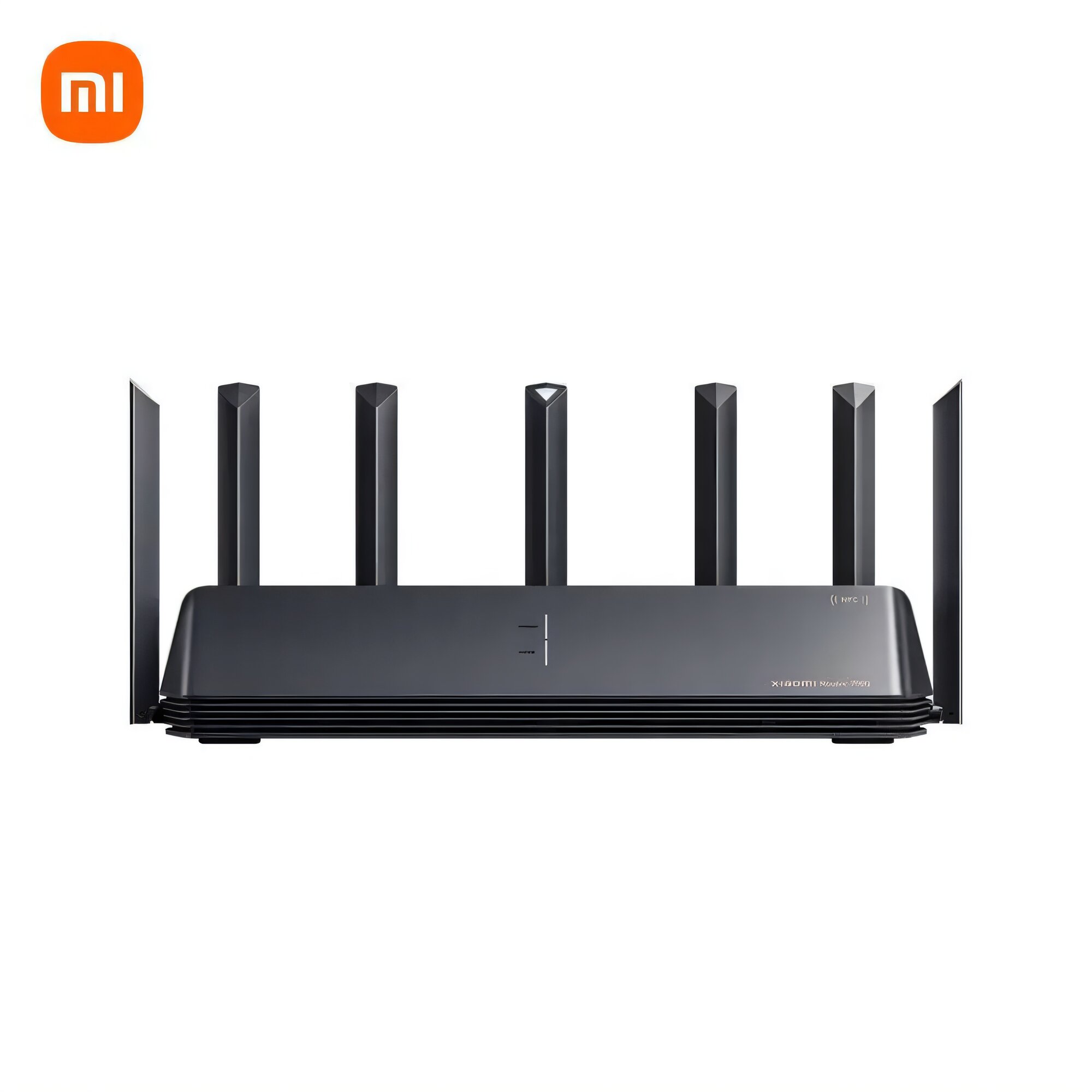 Картинки Wi-Fi Роутер Xiaomi Router 7000/BE7000 Black CN, высокая скорость до 3100 Мбит/с, 4 LAN, MU-MIMO.