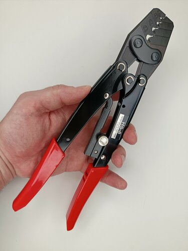 Изображение товара Пресс клещи для обжима с храповым механизмом для наконечников, гильз, разъемов до 8 мм