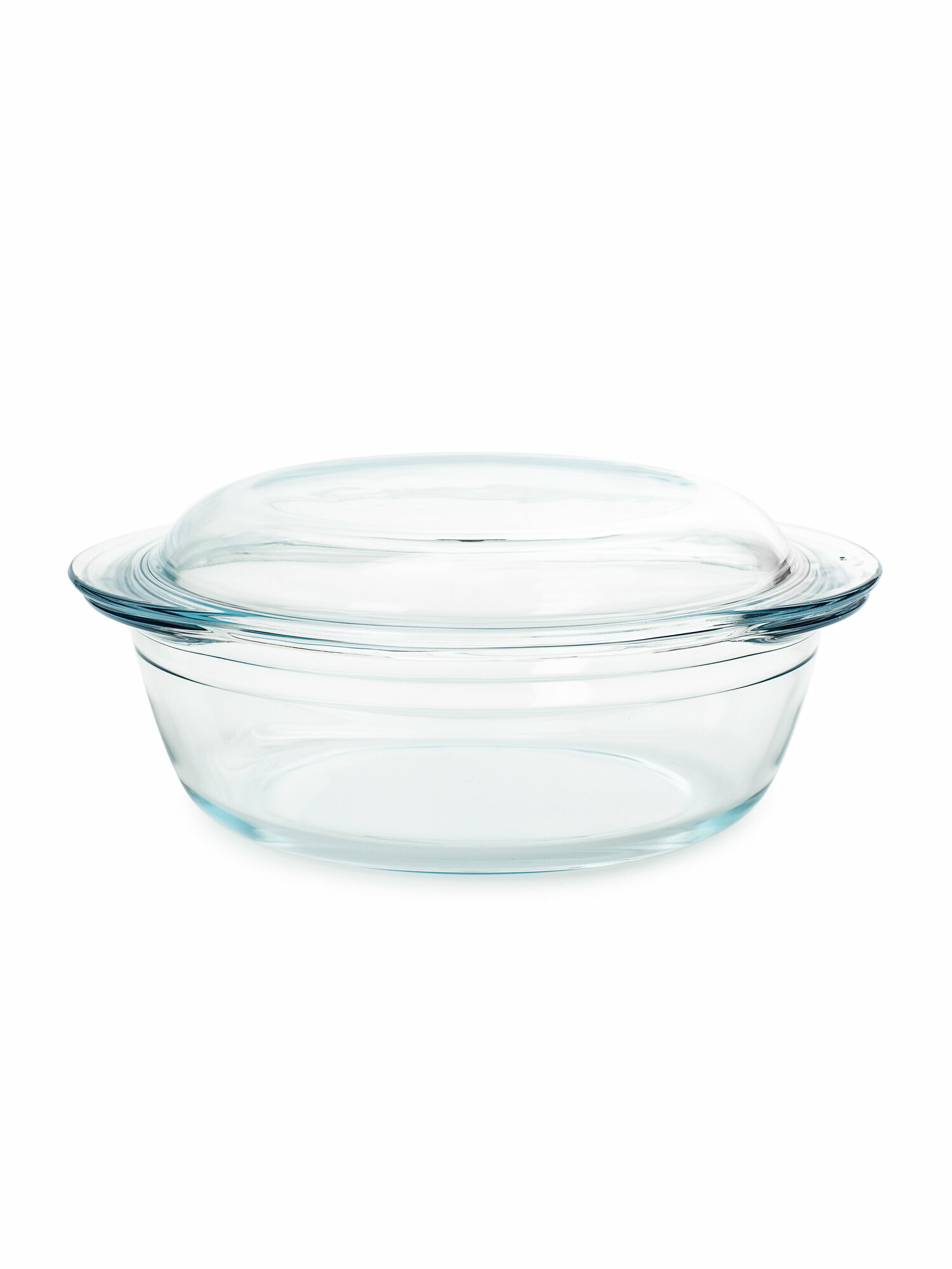 Стеклянная кастрюля Pyrex ESSENTIALS 3.2 л 23 см круглая с крышкой — фото 1