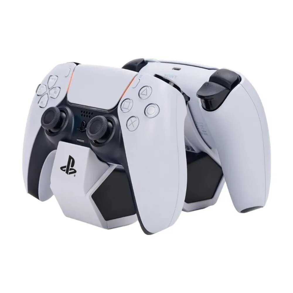Зарядная станция PowerA Twin Charging для 2-х геймпадов Sony DualSense PlayStation 5 — фото 1
