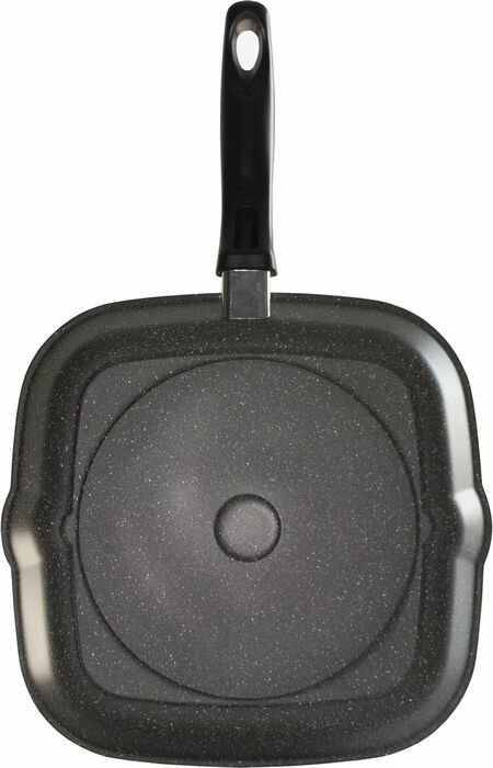 Сковорода-гриль Starwind Chef SW-CH3027GGR, 27х27 см, без крышки, серый