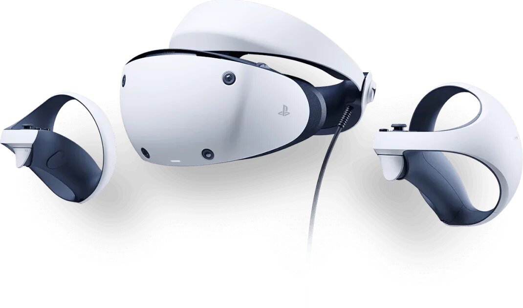 Шлем (Система) виртуальной реальности Sony PlayStation VR2 с контроллерами VR2 Sense, «Белый»| White — фото 1