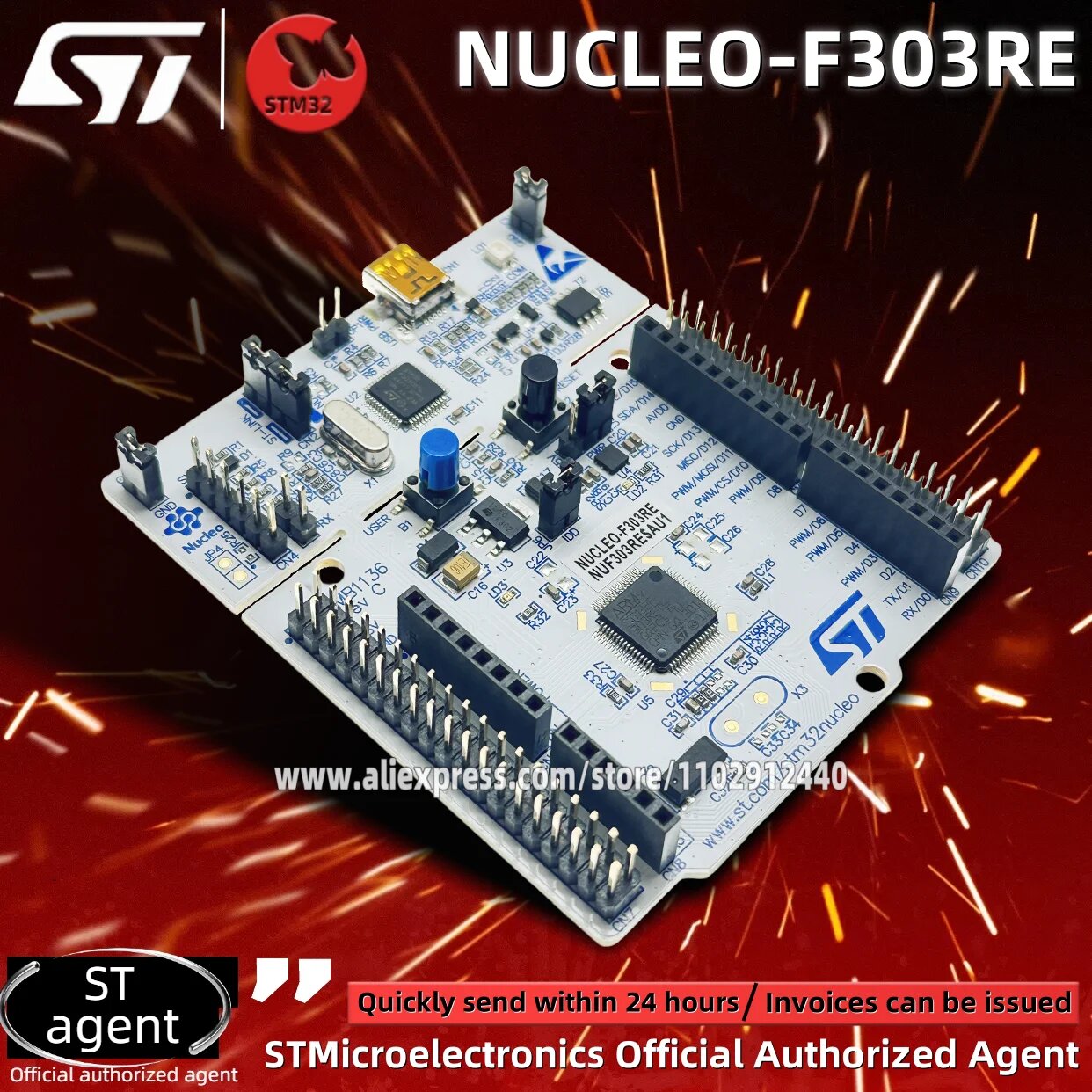 STM32 Nucleo-64 плата разработки