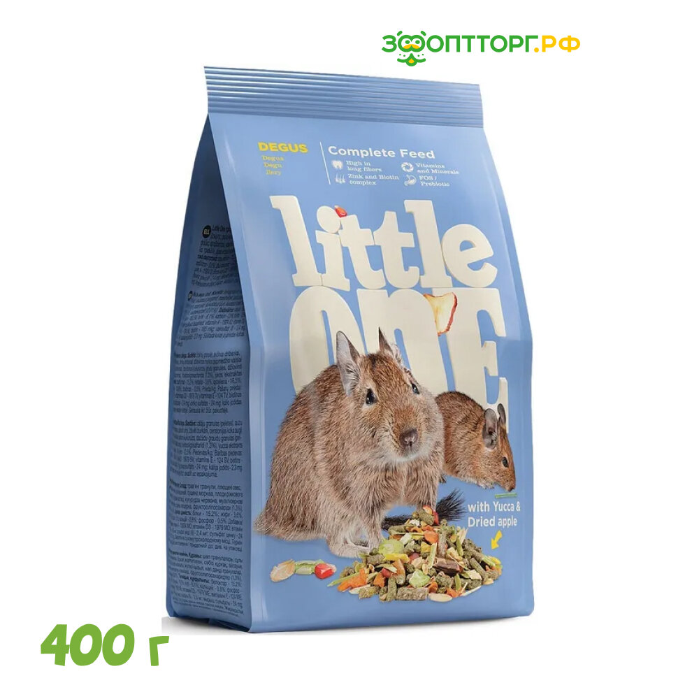 Little One корм для дегу Ассорти, 400 гр.