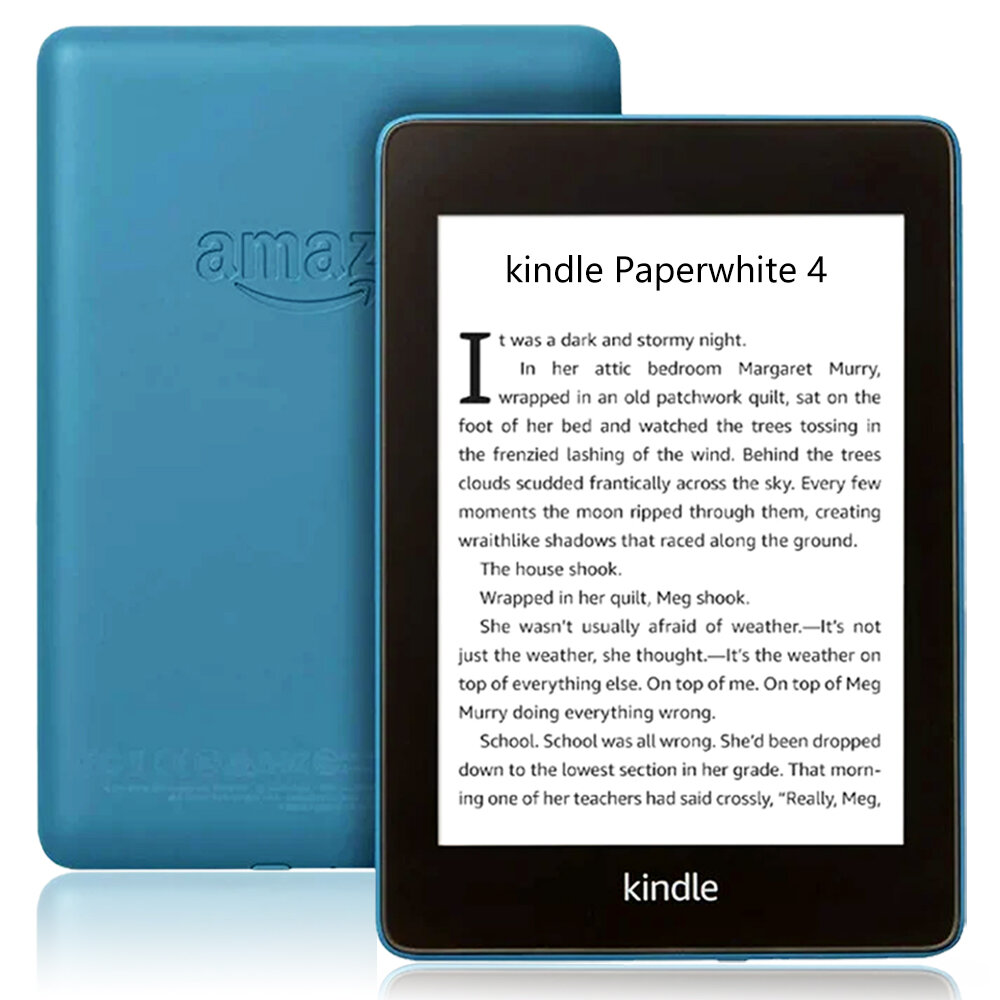 Электронная книга Amazon Kindle Paperwhite 4, 32 Гб, с подсветкой, синий, сверхнизкая цена