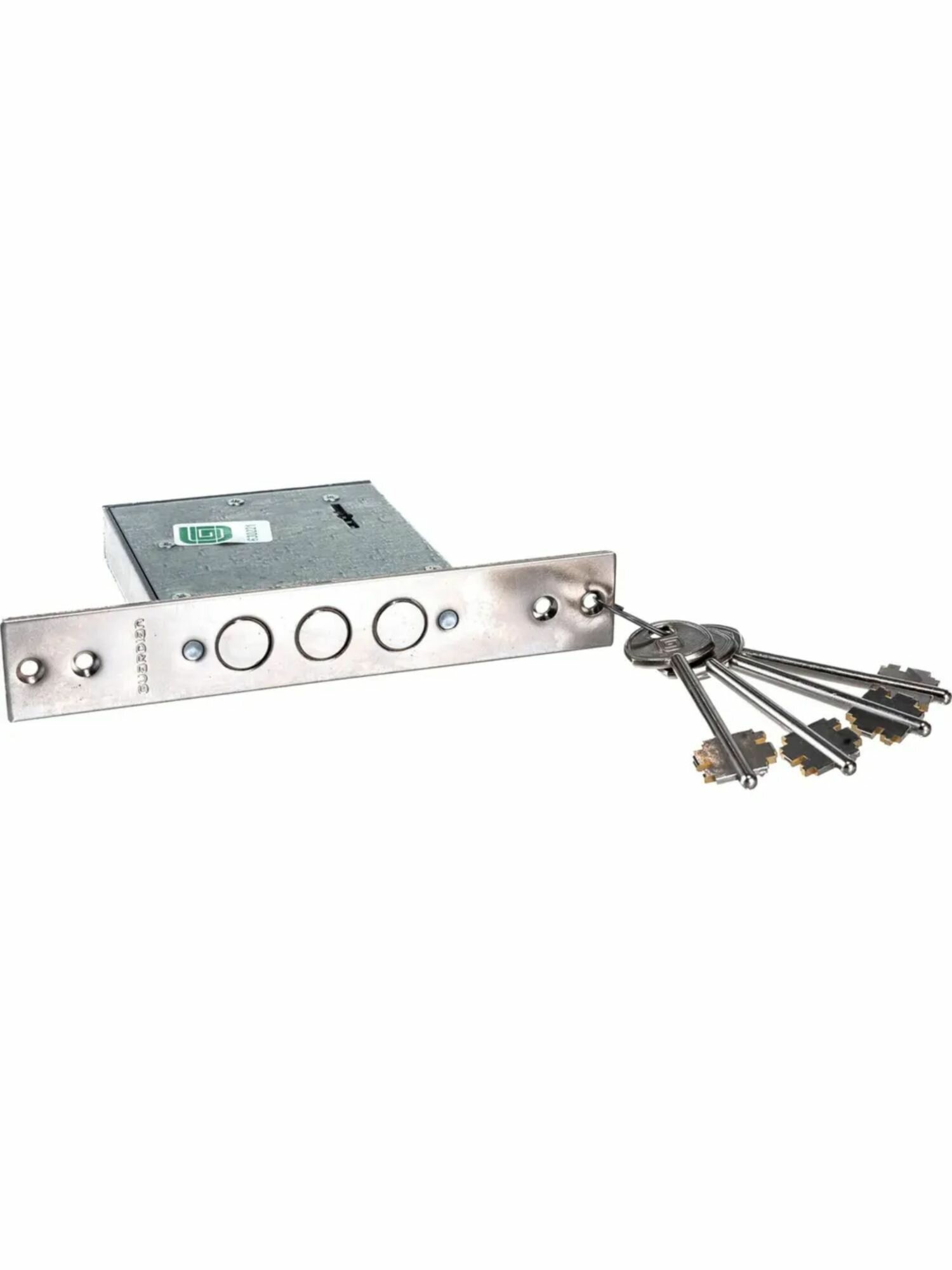 Замок гардиан 30.01 (4 ключа / 8 сувальд), 4 ключа, без защелки