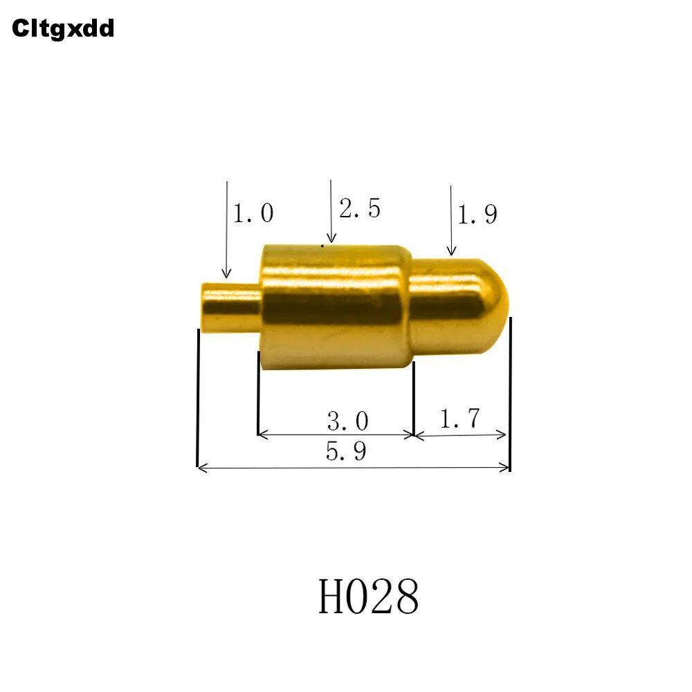 5 шт, пружинный контактный разъем Pogo, контактный SMD игольчатый PCB 2 3 4 5 6 7 8 9 10 12 14 мм тестовый зонд H021 - H040, H028, 5PCS