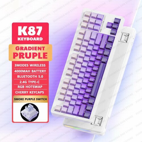Механическая беспроводная клавиатура K87 PRO K87 PRO Alenia 6158₽
