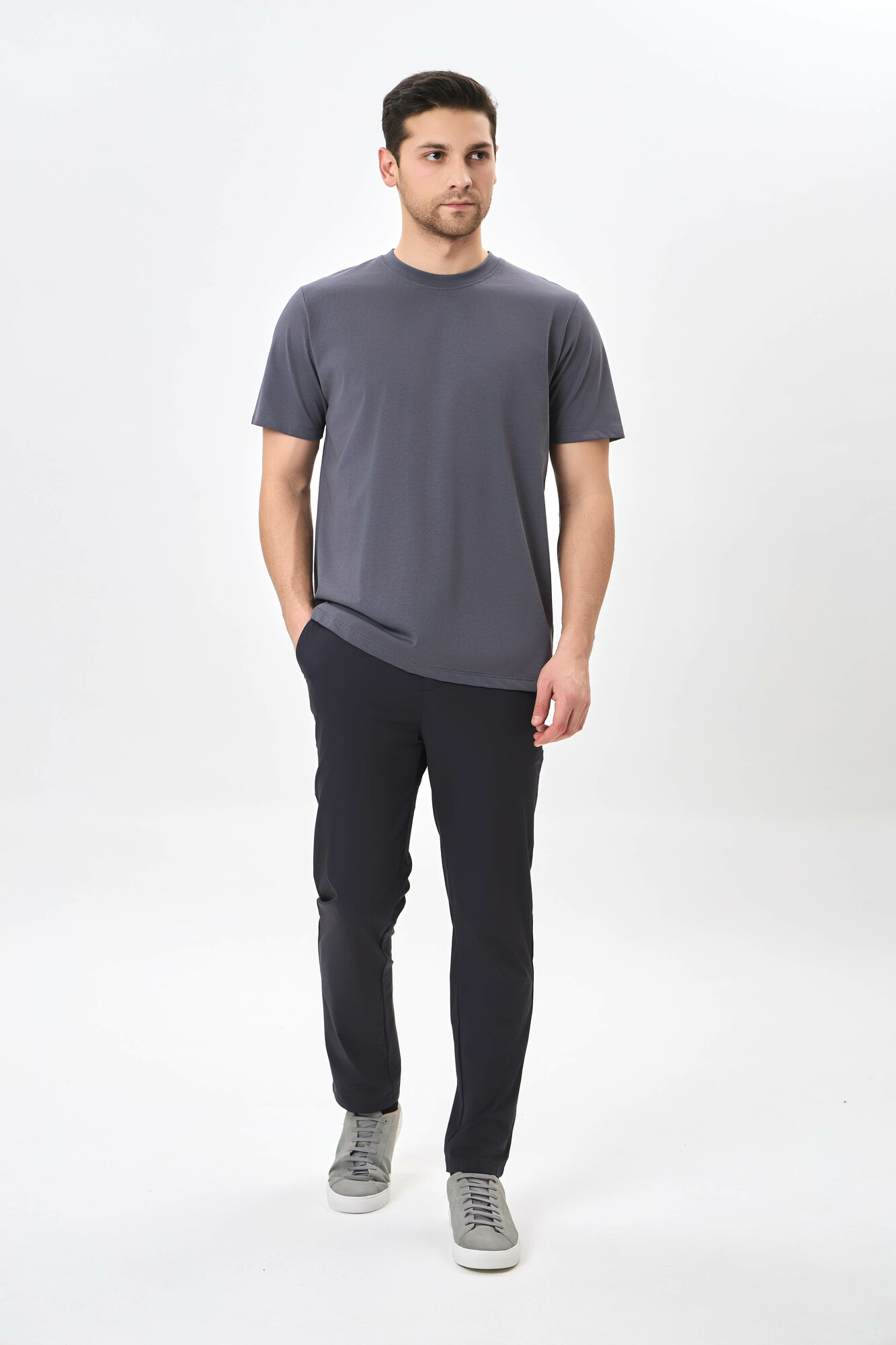 Брюки спортивные TERRA PRO, размер 32, navy