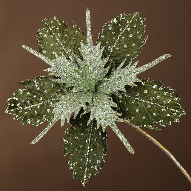 Искусственный цветок Lorena 23 см  клипса  Winter Deco  2007747