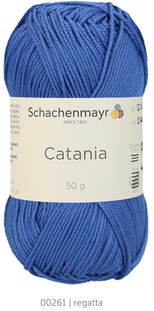 Catania /Катания/ пряжа Schachenmayr Originals MEZ 9801210 (00261 regatta (регата) синий)