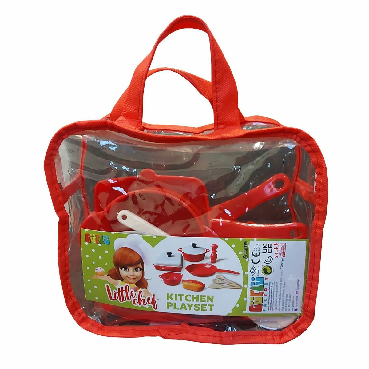 Набор посуды Машенька, 9 предметов, в сумке — фото 1