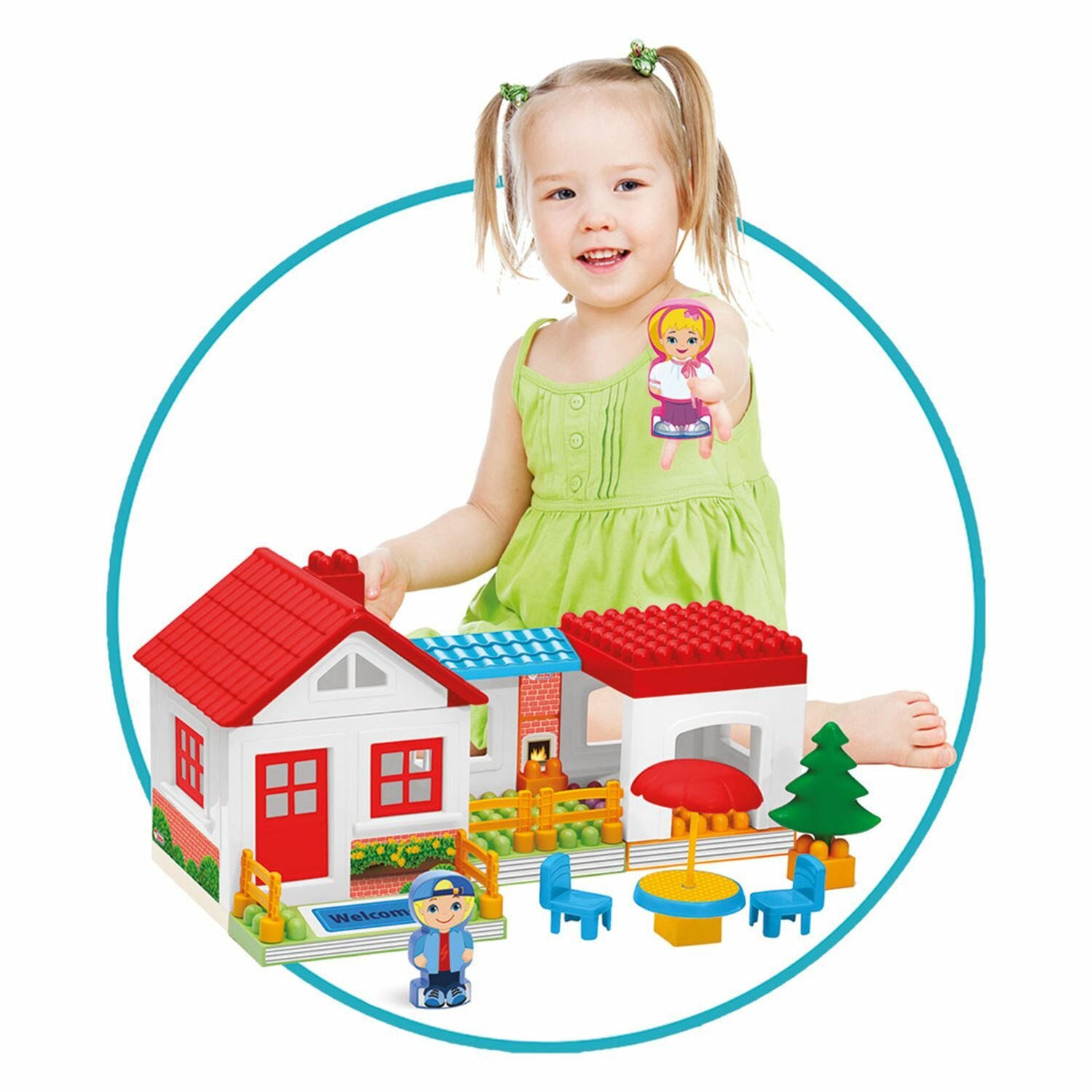 Конструктор Любимый дом, с фигурками — фото 1