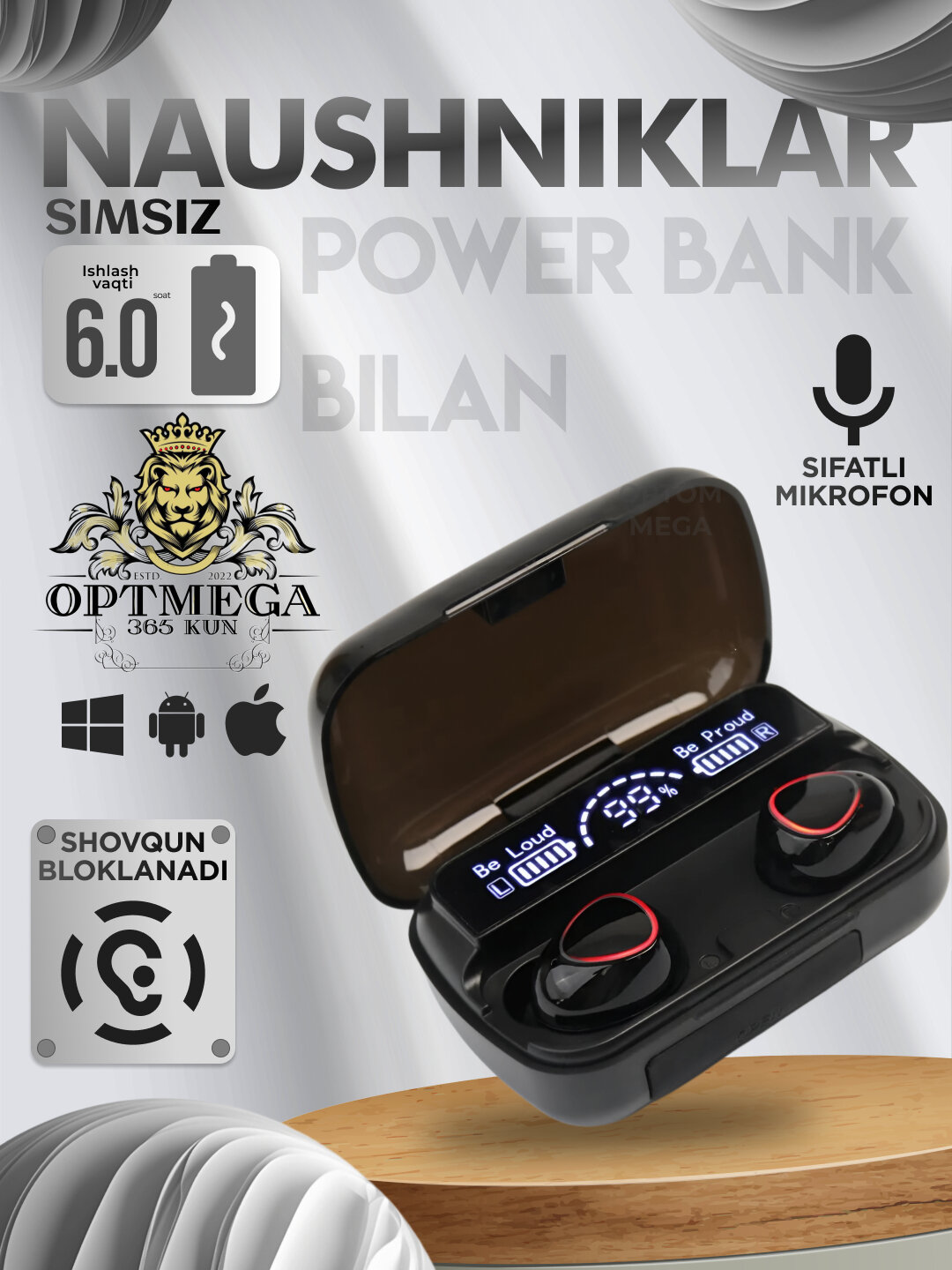 Беспроводные Bluetooth наушники Pods Рro, pods 3, pro5, max, M10, AIR 31, P9