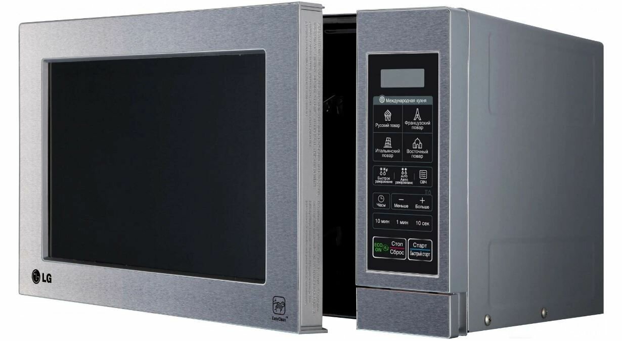 Микроволновая Печь LG MS2044V 20л. 700Вт серебристый — фото 1