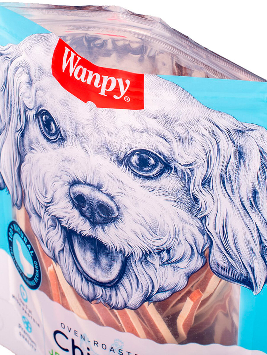 Изображение Лакомство WANPY DOG для собак сэндвичи с курицей и треской (100 гр)