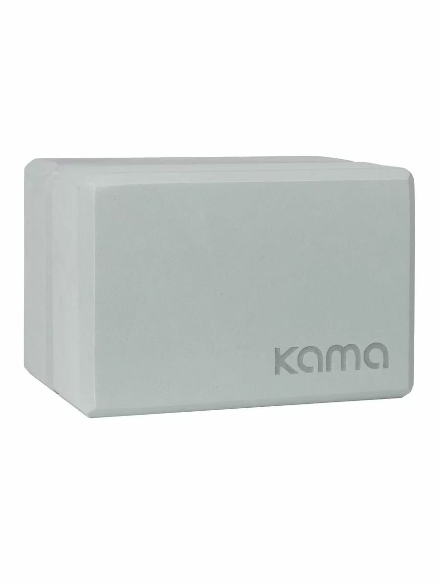 Блоки для йоги и фитнеса, Kama, 2 шт, серые — фото 1