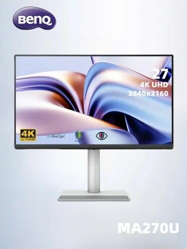 BenQ 27" Монитор MA270U, серебристый, серый металлик