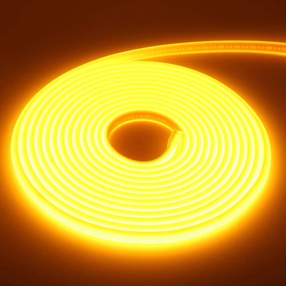 288 светодиодов COB Неоновая гибкая световая лента 220 В 10 цветов с переключателем RA90 CRI 90 Водонепроницаемая силиконовая трубка Лампа Рекламный знак