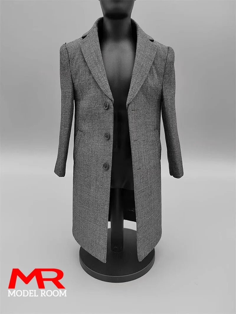 Мужское пальто шерстяное 1/6 для фигурки 12 дюймов, Fabric