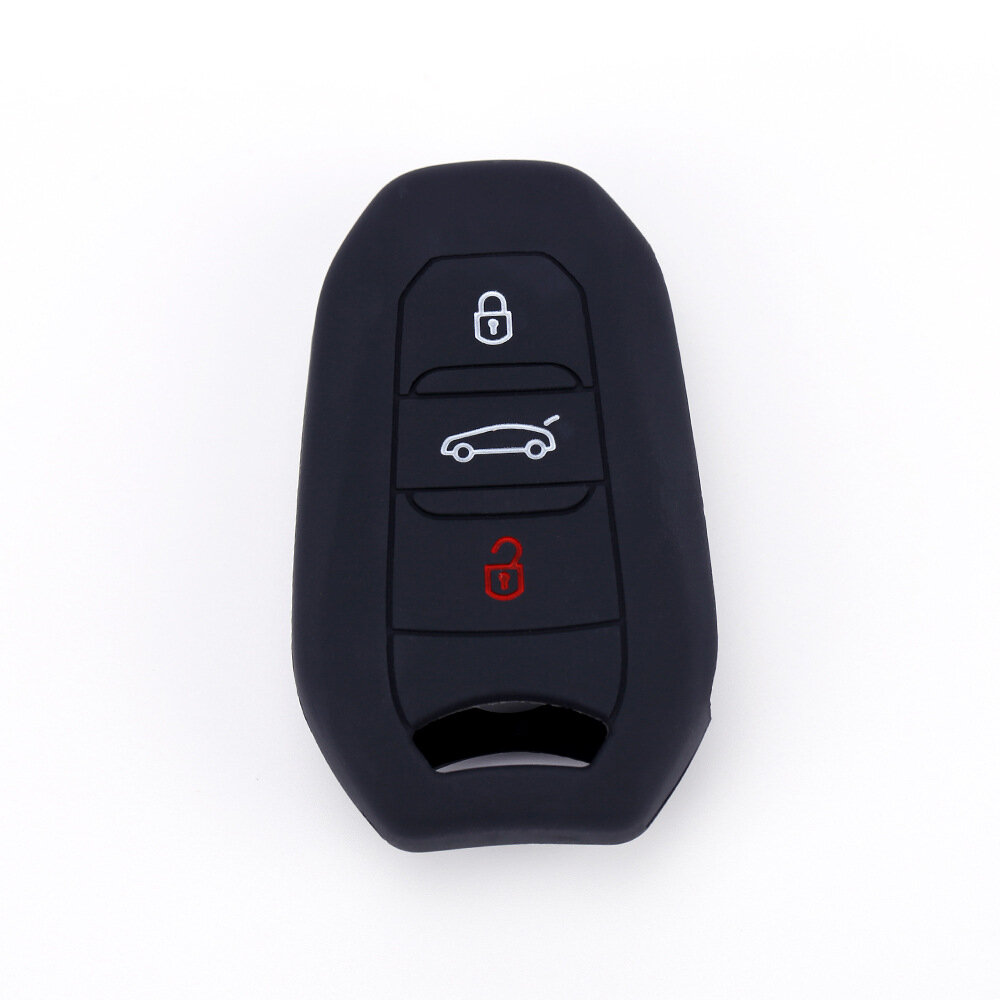 Силиконовый чехол для ключа Peugeot 308S/508/301/DS6/DS7/3008/408/DS9 - Светло-зеленый