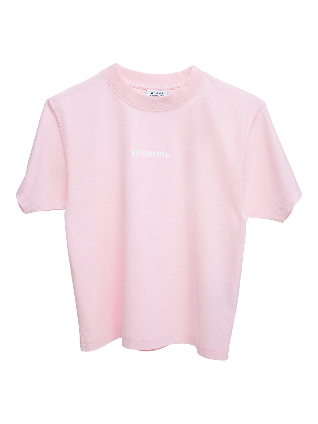 Футболка Vetements, размер 6 Years, розовый