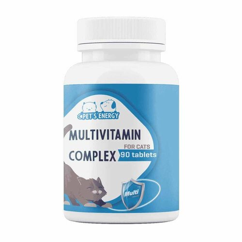 Витамины PET'S ENERGY Multivitamin complex for cats для кошек , 90 шт. в уп.