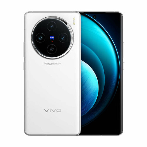 Смартфон vivo X100 12/256 ГБ CN, Dual nano SIM, белый смартфон vivo x100 16 1 тб cn dual nano sim голубой