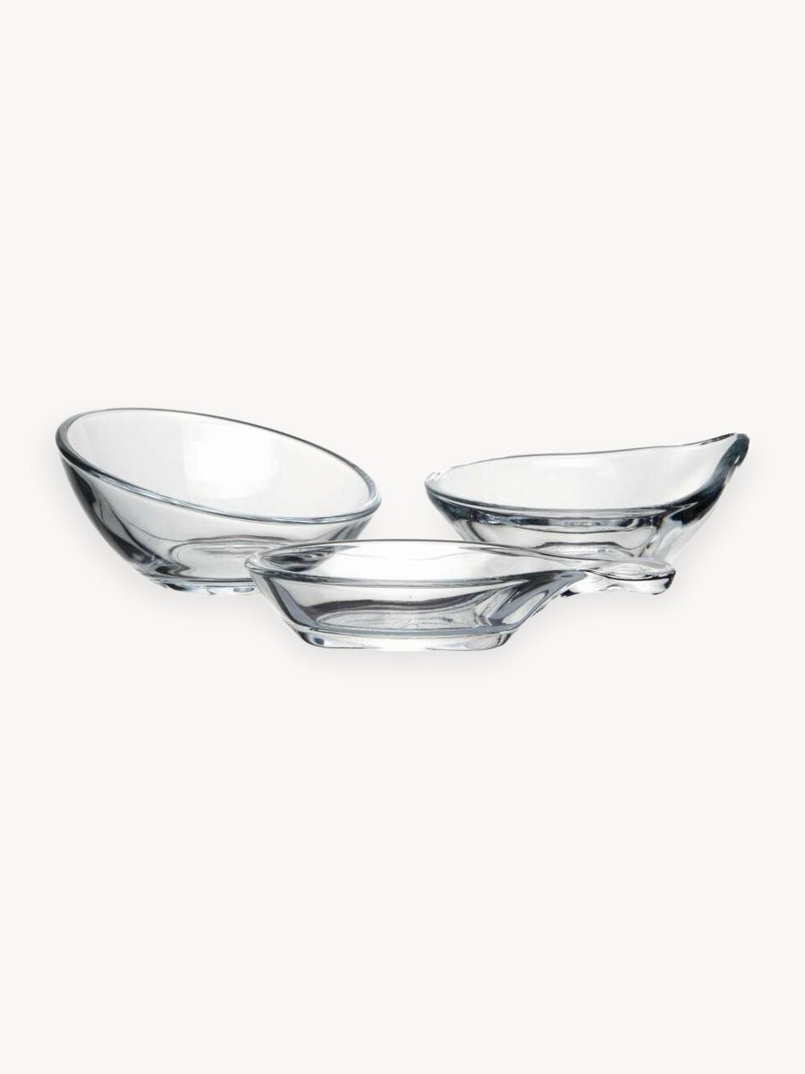 Набор стеклянных соусников Гастробутик 6 шт Pasabahce (3*2шт)